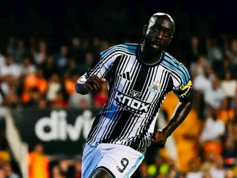 L’internationale congolais Yoane Wissa celebrant son but lors du match de pré-saison de Newcastle [photo d'illustration]
