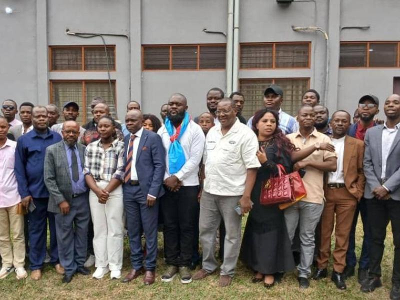 Les membres de la société civile congolaise au CEPAS. [Photo d'illustration]
