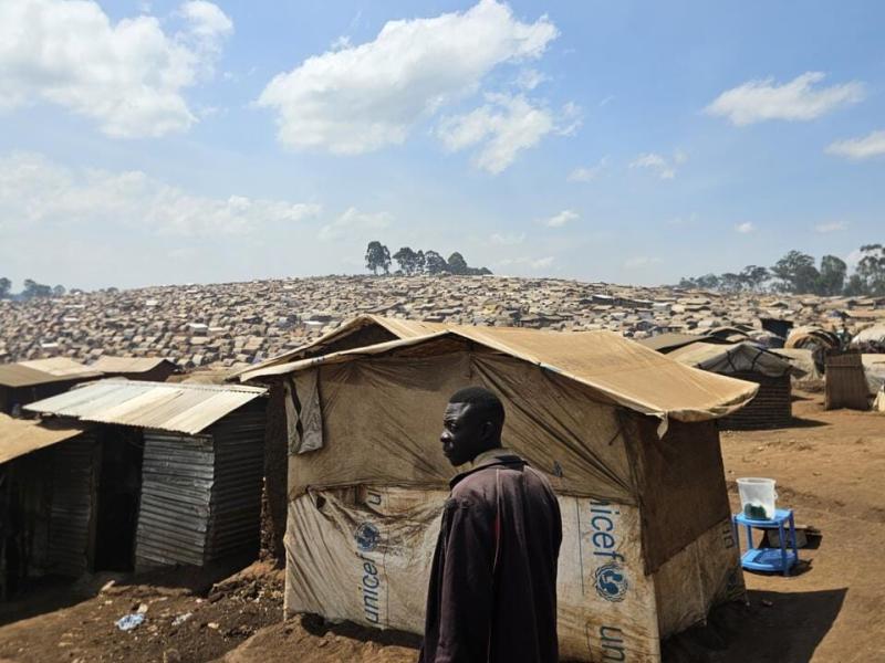 Le camp de déplacés de la plaine de Savo, en Ituri [photo d'illustration]