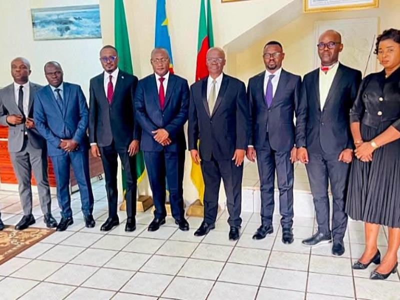 Des responsables de l'ANAPEX, de la RCA et du Cameroun en marge de la mission d'évaluation des obstacles transfrontaliers [photo d'illustration]