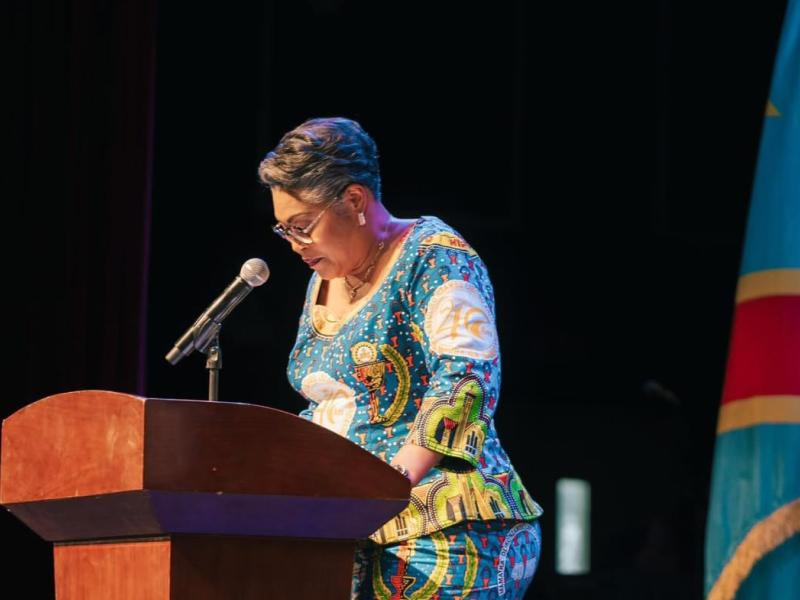 La Première ministre, Judith Suminwa Tuluka, en marge de la cérémonie d’ouverture du jubilé de rubis, à Kinshasa [photo d'illustration]
