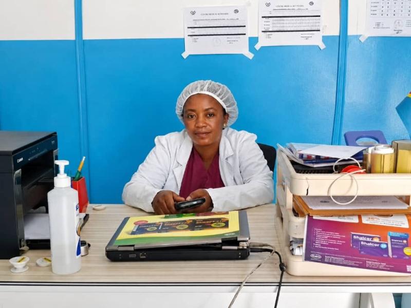 Semida Kavira, directrice des soins infirmiers au Centre médical Bethsaïda à Bunia [photo d'illustration]