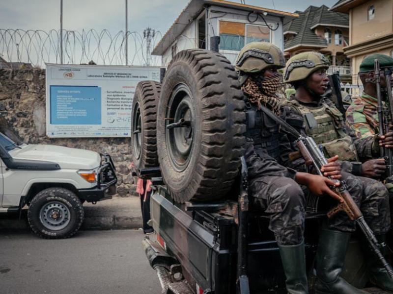 Des soldats de l'AFC/M23 à Goma [photo d'illustration]