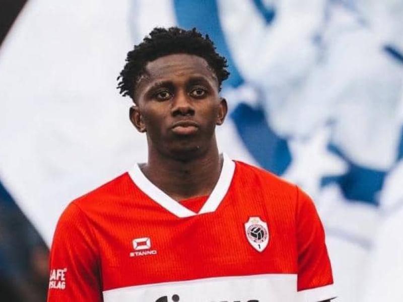 Le jeune international U23 congolais Jules Ahoka sous les couleurs d'Antwerp, club de la Jupiler pro League belge.