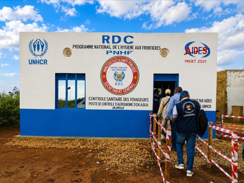 Un poste de contrôle sanitaire, à Aru, en RDC à proximité de la frontière avec l'Ouganda [photo d'illustration]