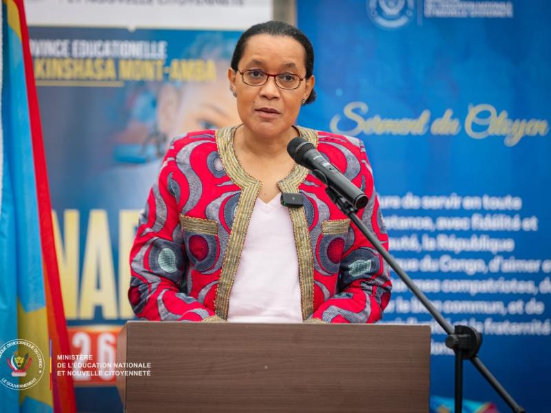 La ministre de l'Éducation nationale, Raissa Malu [photo d'illustration]