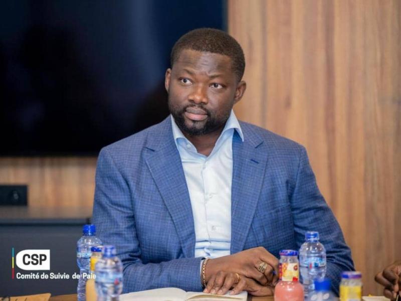 Yannick Isasi Ndelo, président a.i. du Comité de Suivi de la paie [photo d'illustration]