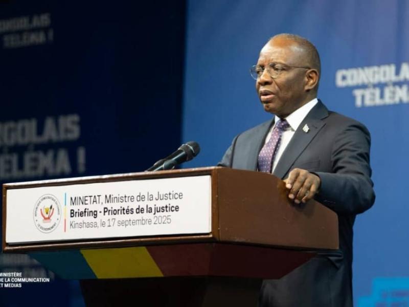 Guillaume Ngefa, ministre de la Justice en RDC