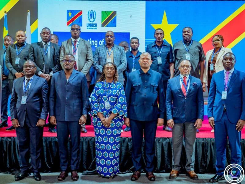 Les représentants du gouvernement congolais, de la Tanzanie ainsi que de l'HCR [photo d'illustration]