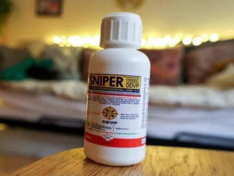 L'insecticide Sniper 1000, fabriqué à base de dichlorvos, est interdit à la commercialisation