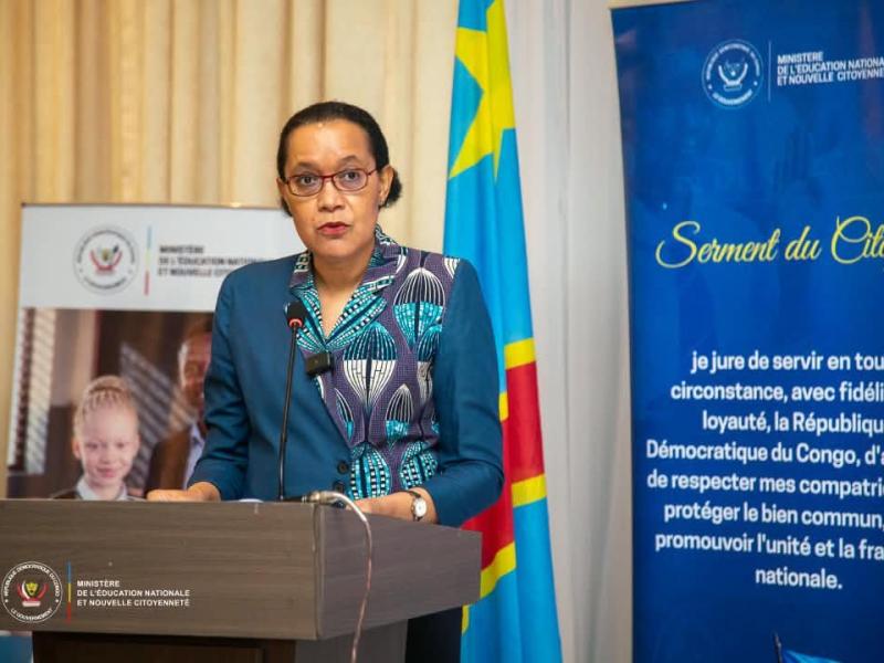 La ministre de l'Éducation nationale Raissa Malu [photo d'illustration]
