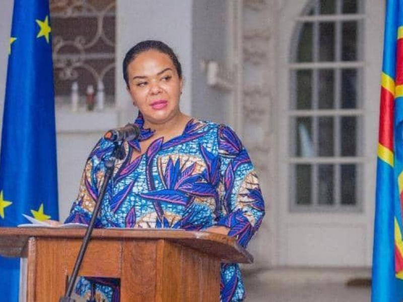 La ministre congolaise des Affaires Etrangères, Thérèse Kayikwamba Wagner