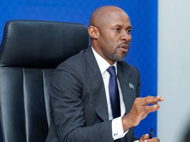 Patrick Muyaya, ministre de la Communication et Médias,  porte-parole du Gouvernement congolais [photo d'illustration]