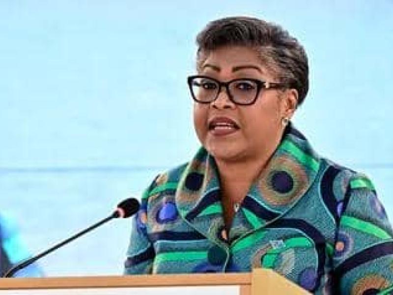Judith Suminwa, Première ministre de la RDC, s'exprimant lors de l'ouverture de la 58e session du Conseil des droits de l'homme des Nations Unies, à Genève [photo d'illustration]