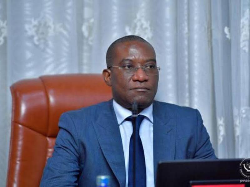 Le ministre du Plan, Guylain Nyembo, lors d'une réunion de Conseil des ministres [photo d'illustration]