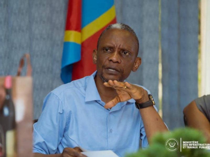 John Banza, ministre des Infrastructures et Travaux publics en RDC