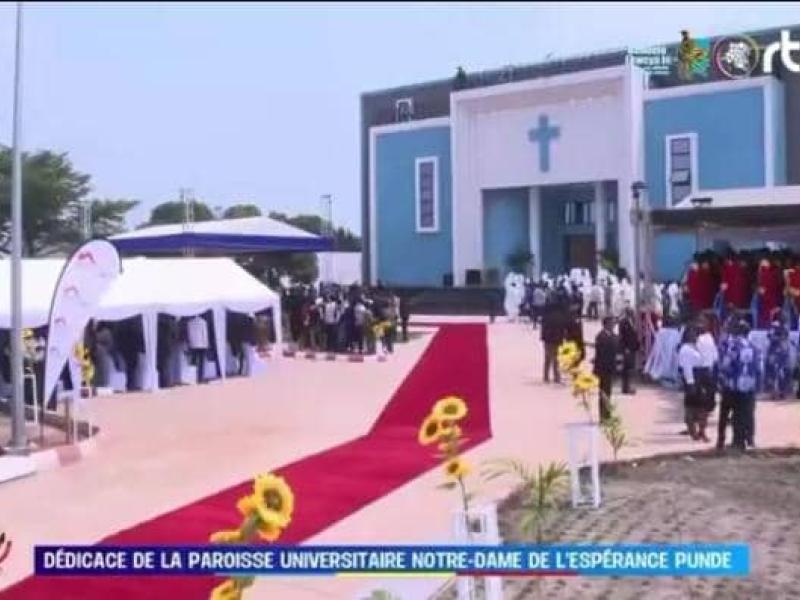 La messe de dédicace de la Paroisse Notre Dame de l'Espérance (PUNDE) à Mbujimayi