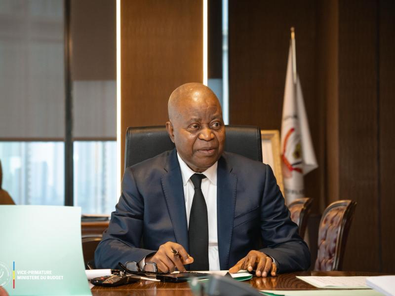 Adolphe Muzito, VPM en charge du Budget et président national du parti politique Nouvel Elan
