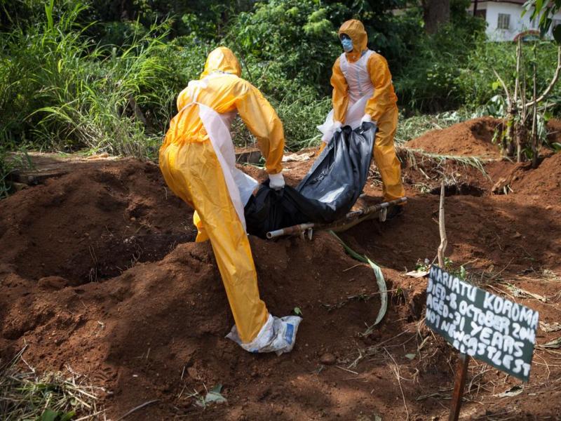 Enterrement d’une personne contaminée [photo d'illustration] 