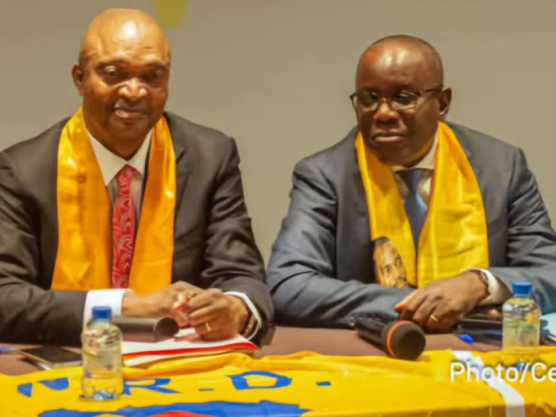 Emmanuel Ramazani Shadary et Aubin Minaku [photo d'illustration]