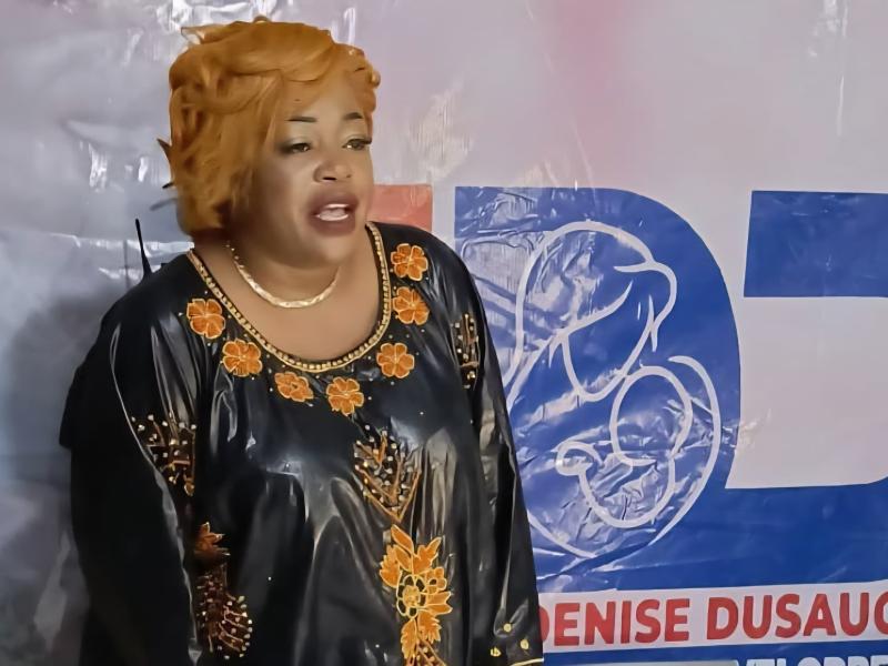L’influenceuse Denise Mukendi Dusauchoy 