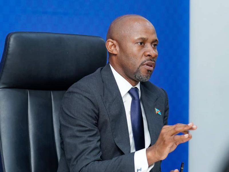 Patrick Muyaya Katembwe,  porte-parole du Gouvernement congolais