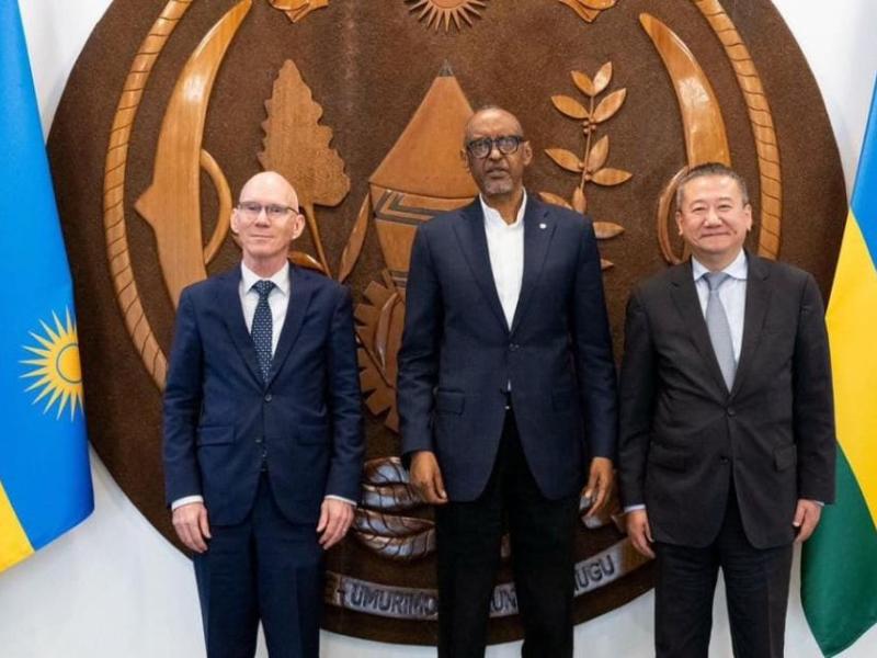 Le président rwandais Paul Kagame, le chef de la MONUSCO, James Swan et Huang Xia, envoyé spécial du secrétaire général de l'ONU pour la région des Grands Lacs [photo d'illustration]