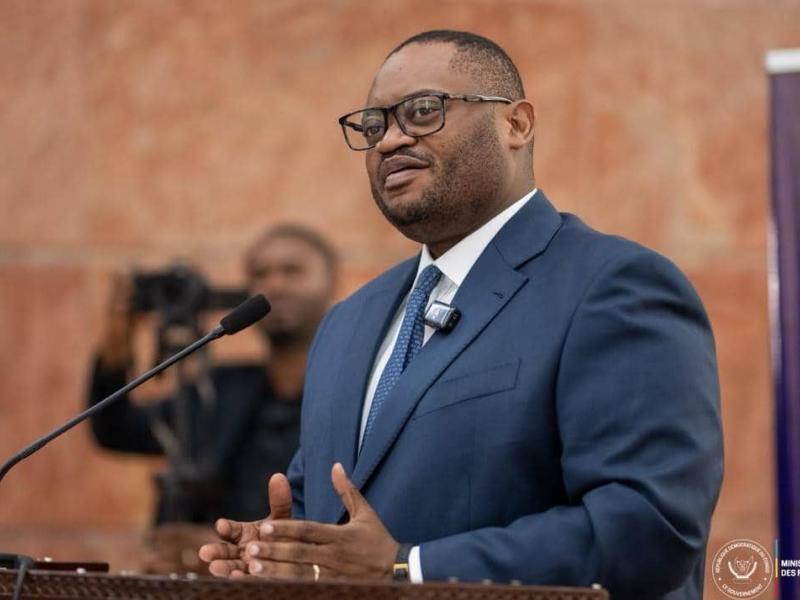 Doudou Fwamba Likunde Li-Botayi,  ministre des Finances en RDC