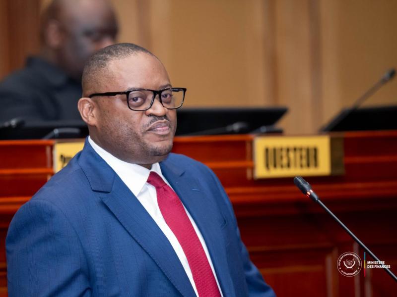 Doudou Fwamba Likunde Li-Botayi,  ministre des Finances en RDC [photo d'illustration]