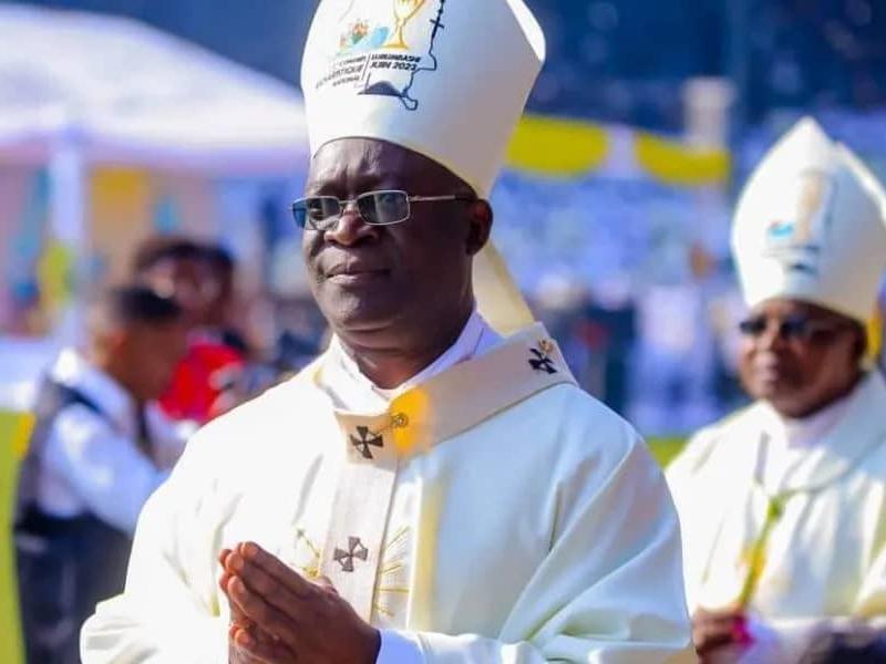 Mgr Fulgence Muteba Mugalu, archevêque de Lubumbashi, et président de la CENCO [photo d'illustration]