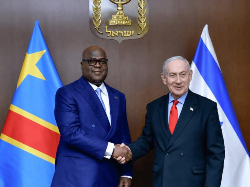 Le président Félix Tshisekedi et le Premier Ministre israélien, Benjamin Netanyahou [photo d'illustration]