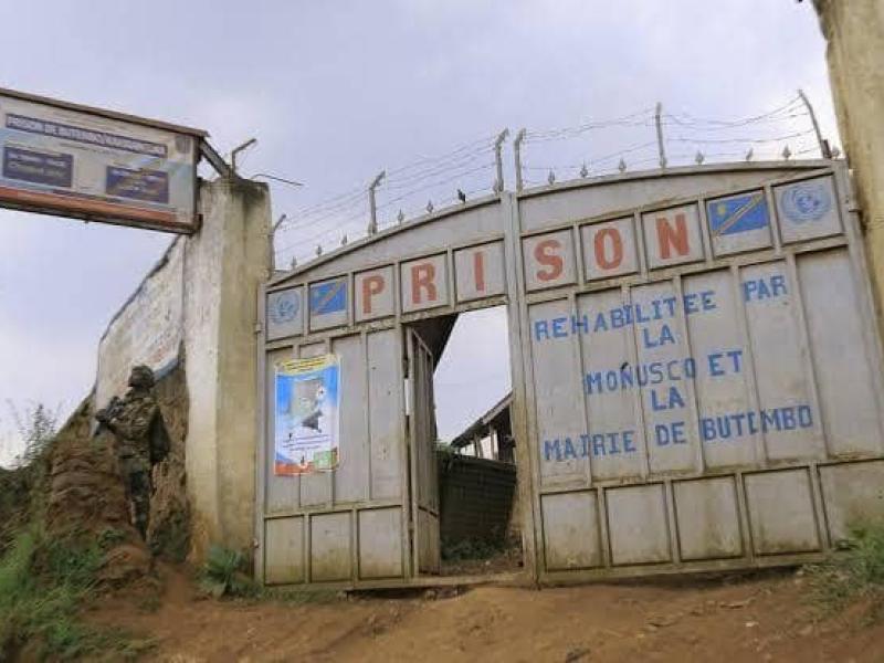 Porte d'entrée de la prison de Kakwangura à Butembo [photo d'illustration]