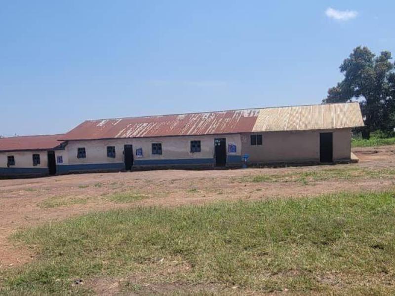 Vue d'une école dans la sous-division éducationnelle de Mambasa II en Ituri