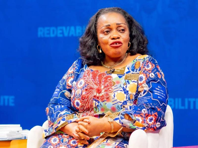 Me Irène Esambo ministre déléguée en charge de PVH-APV