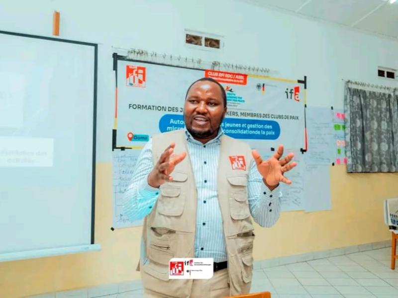 Me Zacharie Bashwira, coordinateur du club RFI Goma [photo d'illustration]