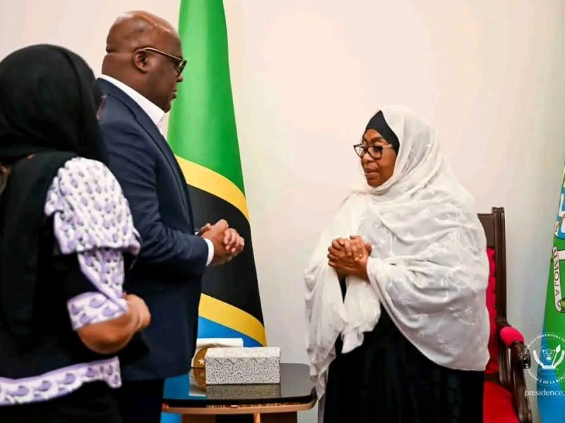 Le couple présidentiel présente ses condoléances à la présidente de la Tanzanie, Samia Suluhu Hassan [photo d’illustration].