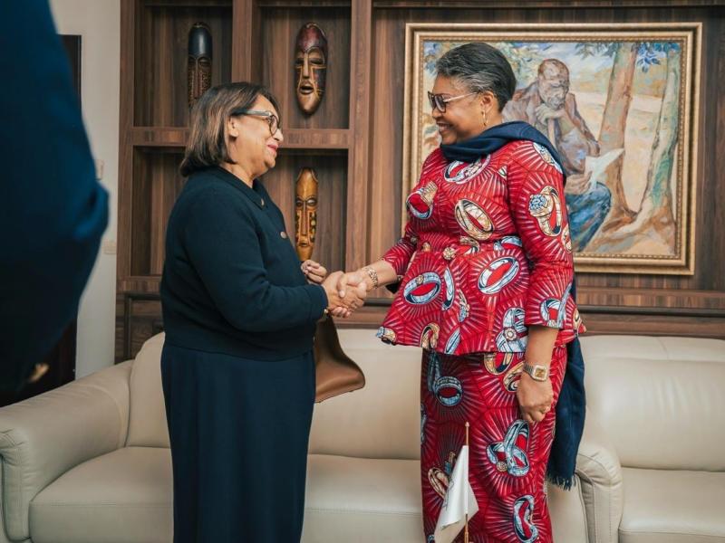 La Première ministre Judith Suminwa et la Baronne britannique Sandip Verma [photo d'illustration]