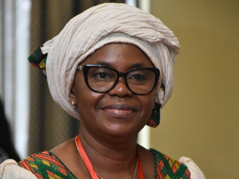 Brigitte SHARADI MUKONKOLE Vice-Présidente en charge du Genre, Économie informelle et Développement durable
