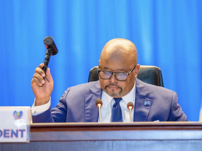 Le président de l'Assemblée nationale de la RDC, Aimé Boji Sangara
