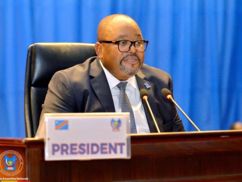 Le président de l'Assemblée nationale Aimé Boji [photo d'illustration]
