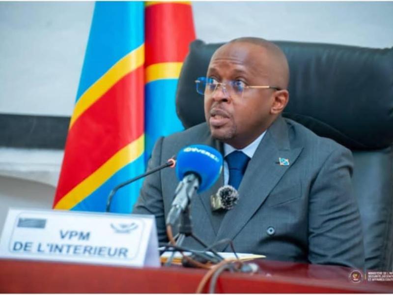 Le VPM de l'Intérieur et sécurité Jacquemain Shabani [photo d'illustration]