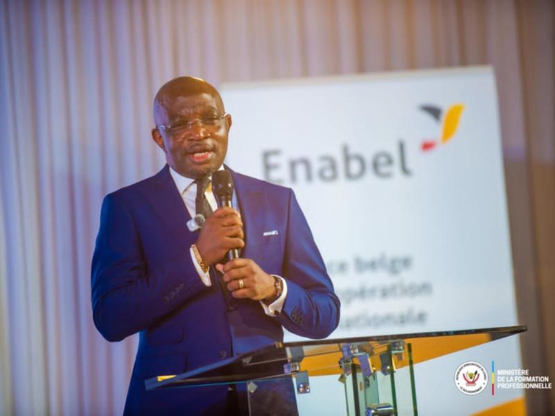 Le ministre d’État en charge de la Formation professionnelle, Marc Ekila [photo d'illustration]