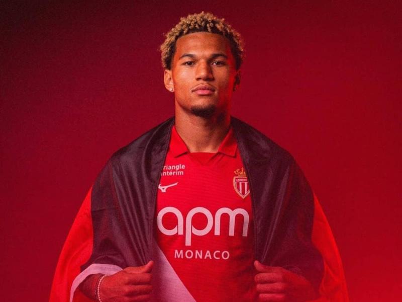Paris Brunner sous les couleurs de AS Monaco
