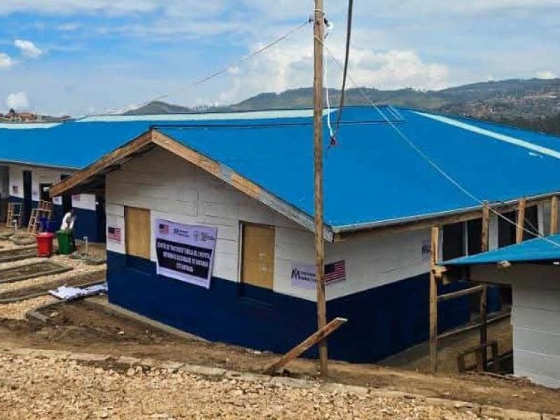Un Centre de traitement Ebola construit à l’HGR Matanda, en ville de Butembo
