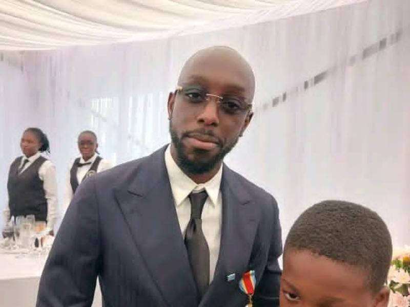 L'attaquant congolais Yoane Wissa à la Cité de l'Union africaine.