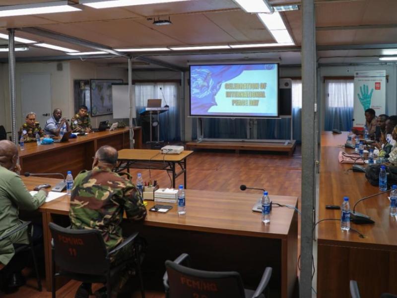 Une quinzaine de journalistes réunis à Bunia par la Section de l’information publique de la MONUSCO, en marge de la Journée internationale de la paix