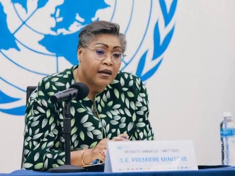La première ministre de la RDC Judith Suminwa