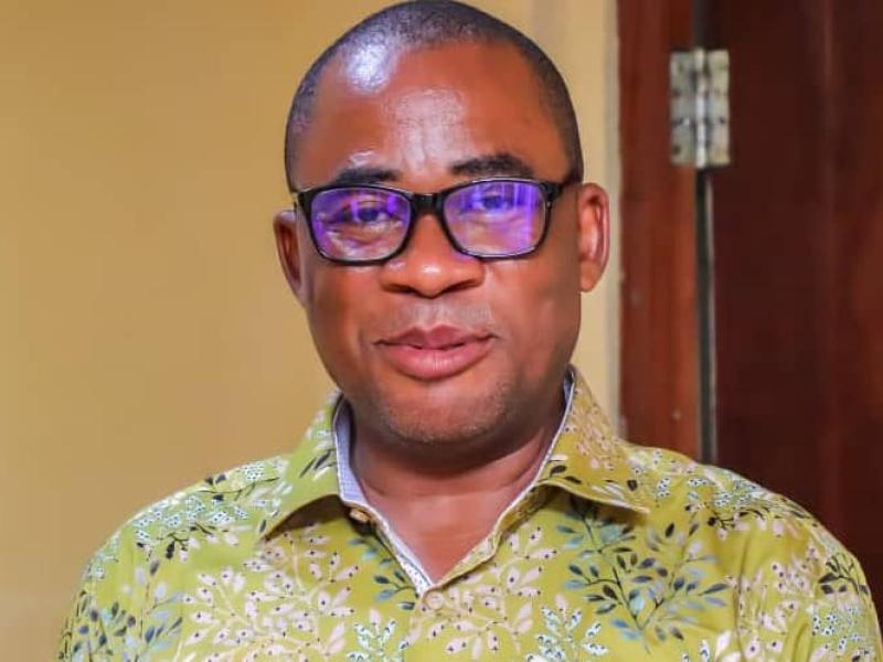 Jonas Tshombela, coordonnateur national de la Nouvelle société civile congolaise