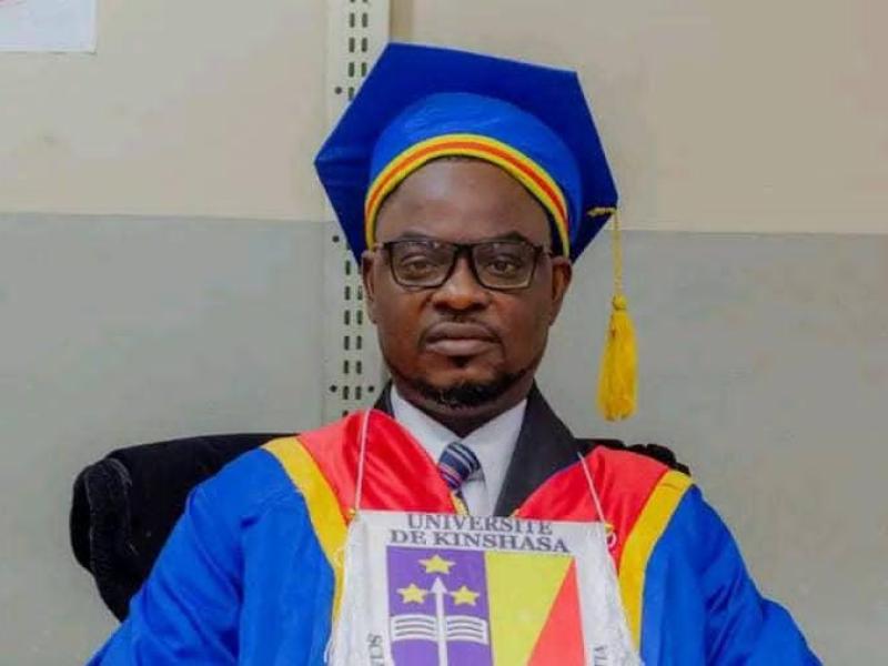 Joël Nzampungu Imbole, professeur à l'École de Criminologie de l'Université de Kinshasa
