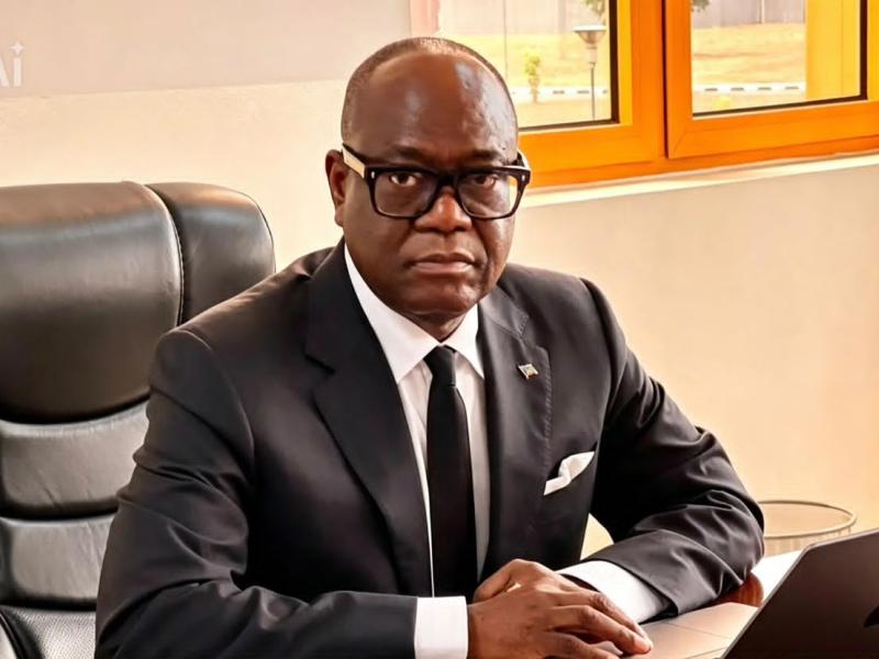 Professeur Tryphon Kin-Kiey Mulumba, Président du Conseil d’Administration de la Régie des Voies Aériennes (RVA)